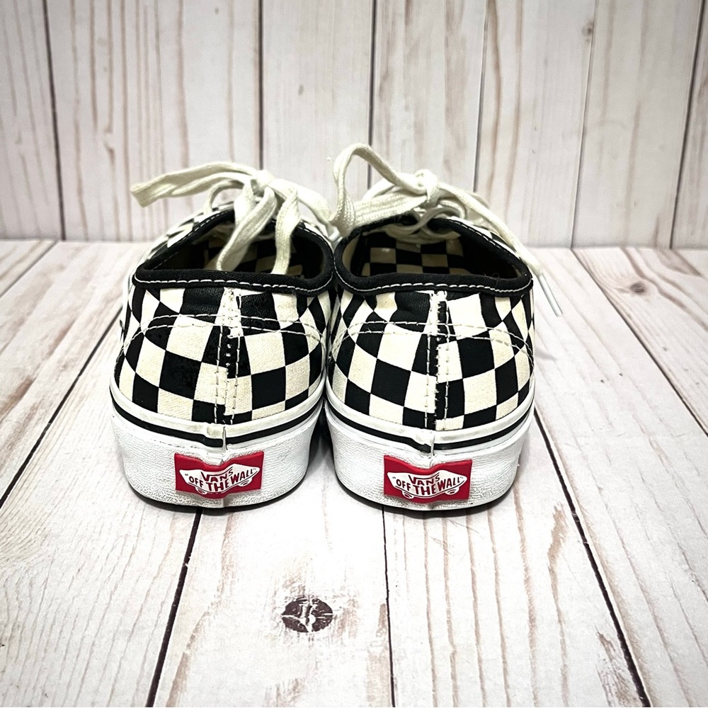 Vans Checkered Black and White Unisex Shoes Mens 5 Women’s 6.5 - Picture 3 of 8